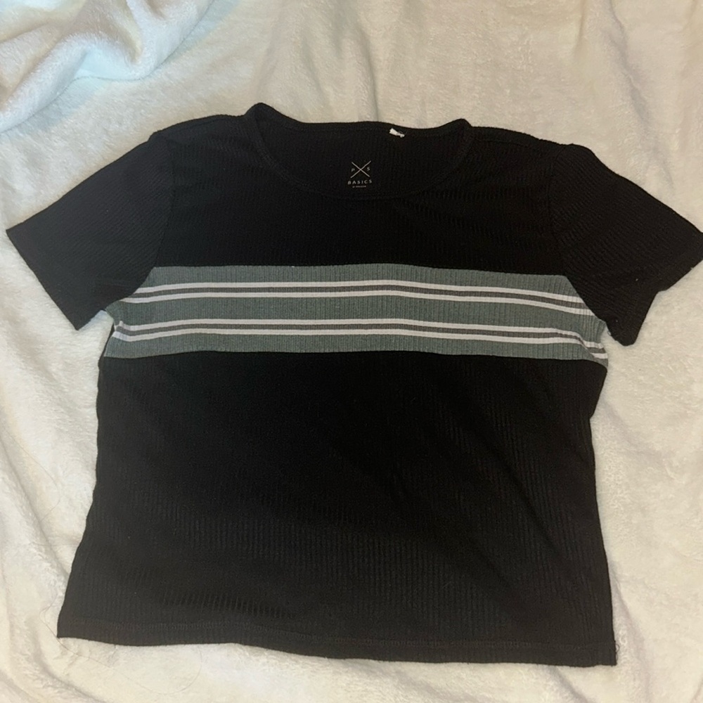 Pacsun Tee, Size M, Black Green and White.